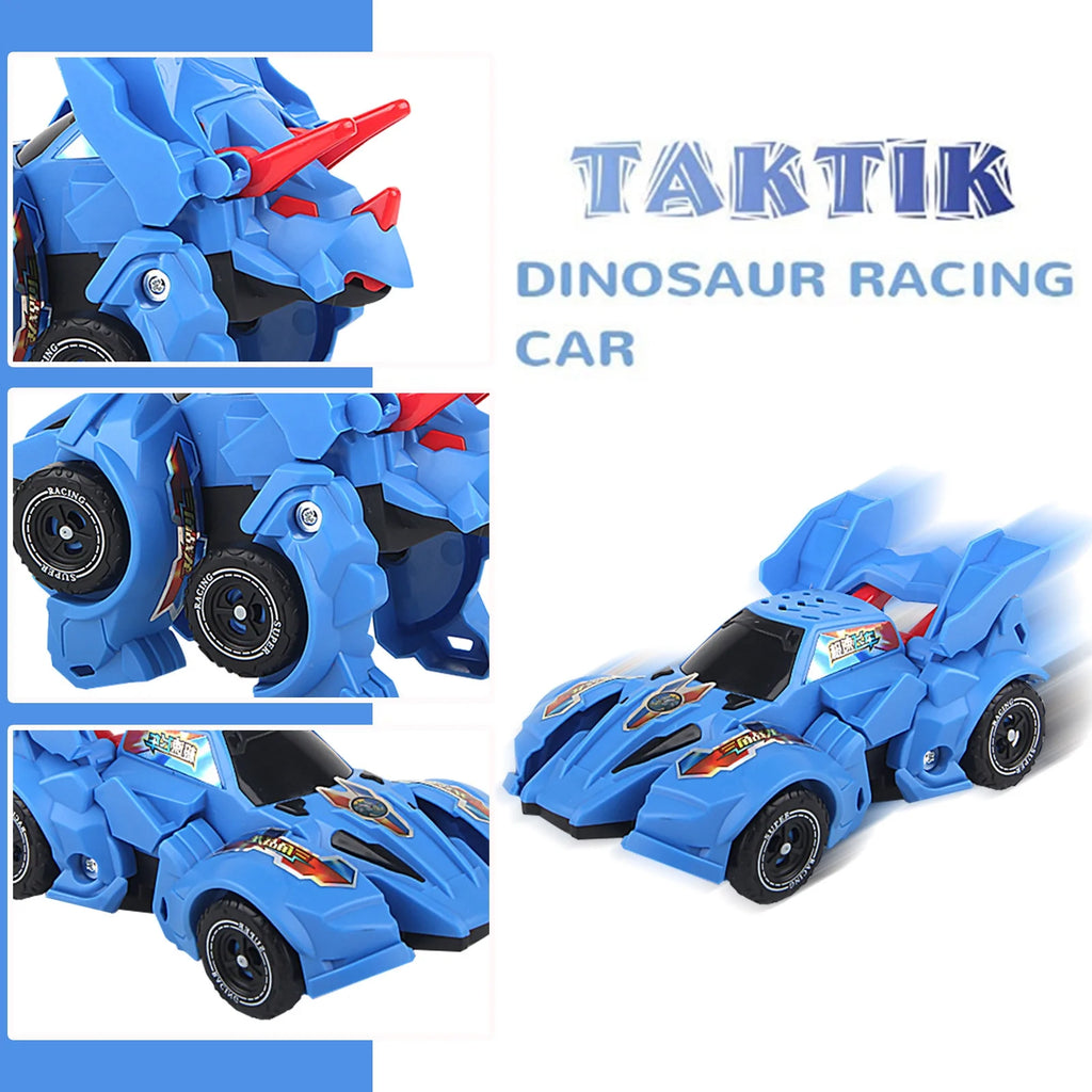 Car Toys Dinosaur Toys for Boys Aged 2 3 4+ Gift Transforming Dinosaur Toys Dinosaur Car Toy Pull Back Dino Race Car