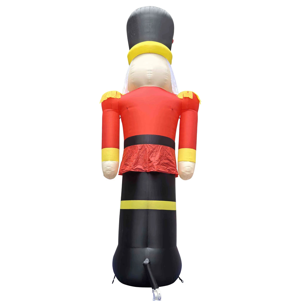 Lighted Inflatable Nutcracker Soldier Commercial Outdoor Christmas Decoration - 20'