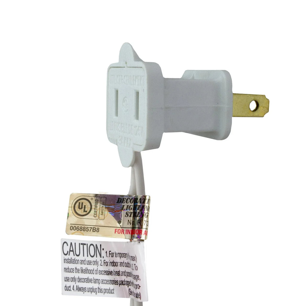 Mini Icicle Christmas Lights - Pink - 7.75' White Wire - 100Ct