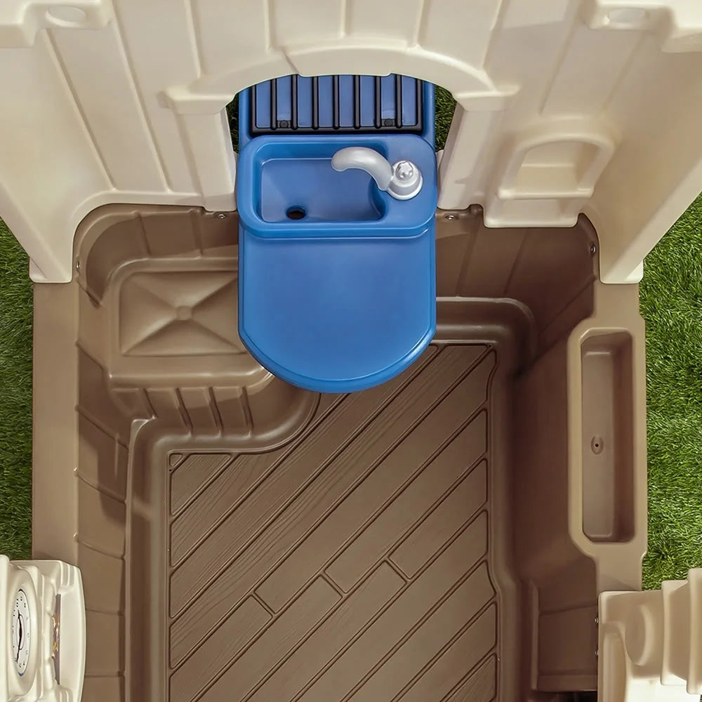 Neat & Tidy Cottage Playhouse Plastic Kids Outdoor Toys