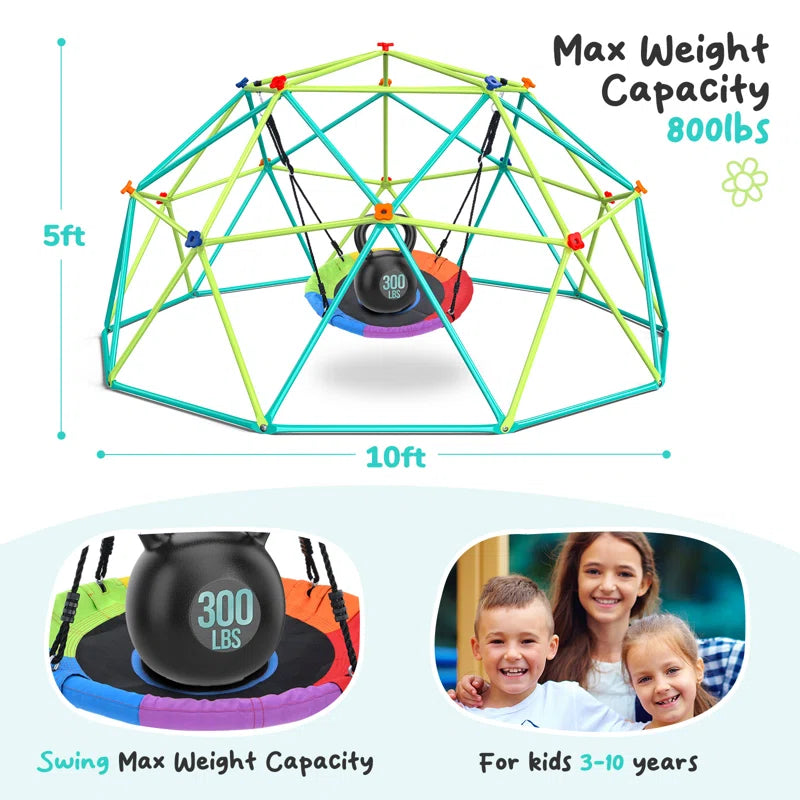 Climbing Dome  120'' W Metal Climbing Dome