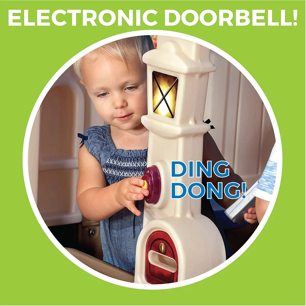 Neat & Tidy Cottage Playhouse Plastic Kids Outdoor Toys